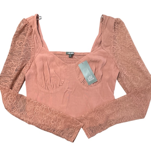 wild fable Tops - Lace Crop | wild fable